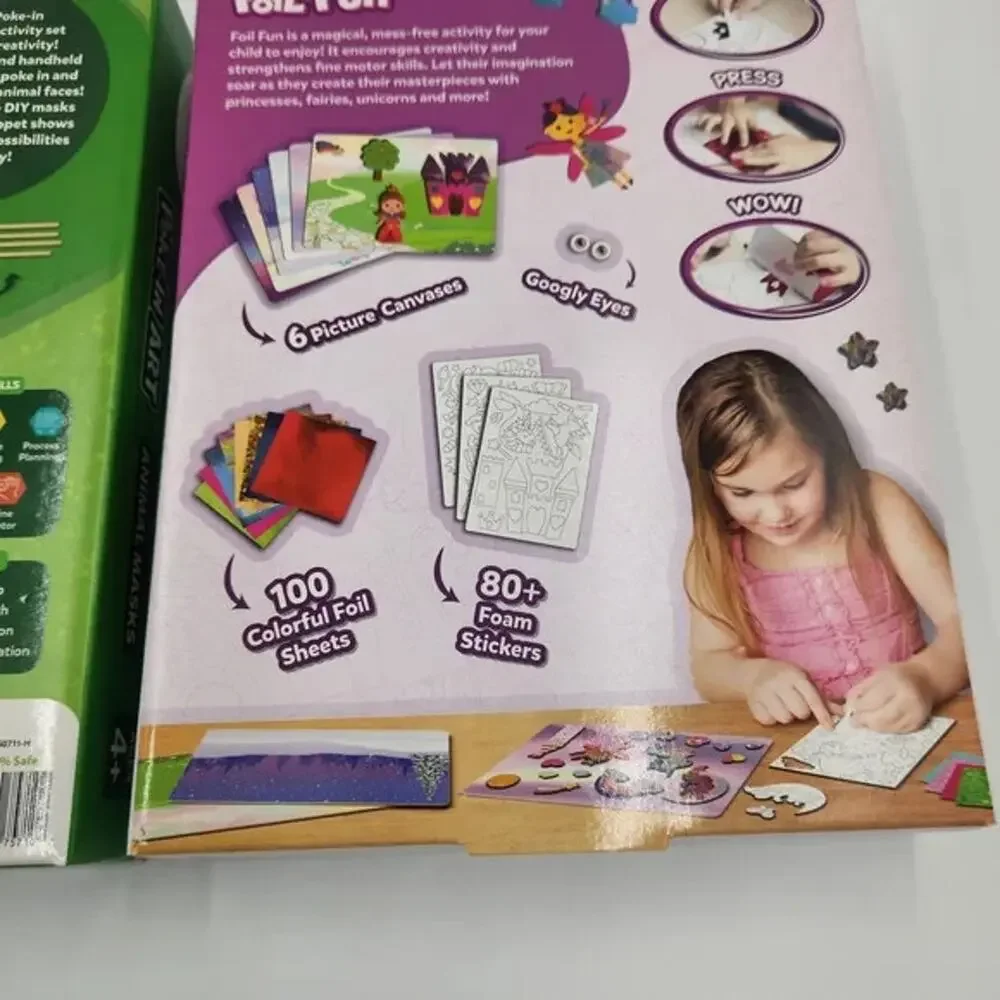 Skillmatics Foil Fun Unicorns and Princesses & Poke In Art Animal Kids Age 4+
